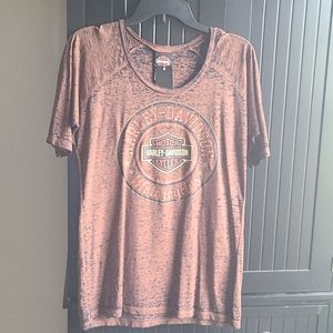 Harley Davidson sheer tee short sleeve